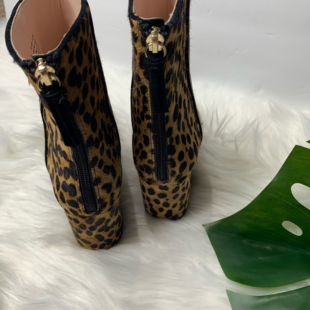 J.Crew Sadie Ankle Bootie Sahara Brown Calf Hair - Picture 6 of 8